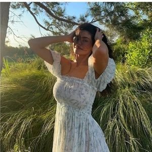 Doen Stanza Dress XXL In Songbird Toile